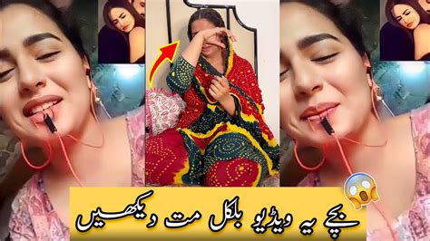 aliza sehar viral leaked video|Pakistani TikTok Star Breaks Down in Viral Clip After Private。